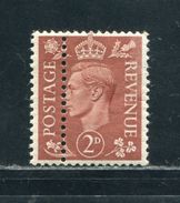 GB GEORGE 6TH VARIETY DOUBLE PERF 1950 - Unused Stamps