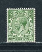 GB GEORGE 5TH 1913 ROYAL CYPHER 1/2d - Unused Stamps