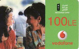 Egypt Vodafone 100 LE Recharge Phonecard, Used - Egipto
