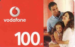 Egypt Vodafone 100 LE Recharge Phonecard, Used - Egypte