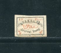 LEVANT TURKEY MAIL BOAT T.B. MORTON POST SHIPPING DANUBE AND BLACK SEA 1871 - Unused Stamps