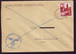 POLAND WW2 WARSAW EAGLE DIENSTPOST - Other & Unclassified