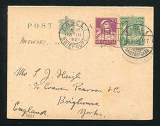 GB KING GEORGE FIFTH STATIONERY SWITZERLAND 1921 - Non Classificati