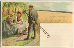 Alfred Mailick - Bauerngruppe - Künstleransichtskarte Ca. 1900 - Mailick, Alfred
