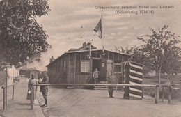 Grenzverkehr Zwischen Basel Und Lörrach (Völkerkrieg 1914/16) Feldpost Lörrach 1916 - Loerrach