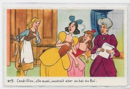 CPA Walt DISNEY Non Circulé Cendrillon édition Superluxe - Sonstige & Ohne Zuordnung