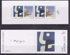 Europa Cept 2003 Greece Booklet Nominale 7 Euro - Neufs