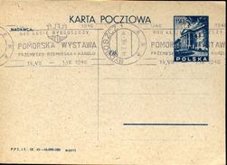 24550 Poland, Stationery Card 1,50zl. 1946 Bydgoszcz - Stamped Stationery
