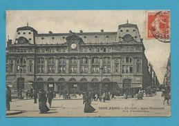 CPA TOUT PARIS 34-1048-  La Gare Saint Lazare Rue D'Amsterdam Ed.FLEURY - Metro, Stations