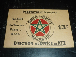 MAROC - CARNET DE 20 TIMBRES N°140 - EN BON ETAT - RARE(C.V) - Unused Stamps