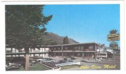 Lee Vining - Hotel Letter / Lettercard - Lake View Motel - Classic Car - Yosemite