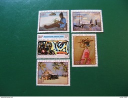 POLYNESIE YVERT POSTE AERIENNE N° 40/44 TIMBRES NEUFS ** LUXE - MNH - SERIE COMPLETE - COTE 110,00 EUROS - Unused Stamps