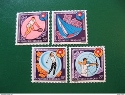 POLYNESIE YVERT POSTE AERIENNE N° 51/54 TIMBRES NEUFS ** LUXE - MNH - SERIE COMPLETE - COTE 65,00 EUROS - Nuovi