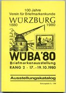 6264 - BUND - Privatpostkarte Würzburg 1980 - Ungebraucht Im Ausstellungskatalog Verausgabt - Cartoline Private - Nuovi