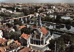 78-CHATOU- L'EGLISE NOTRE DAME VUE DU CIEL - Chatou