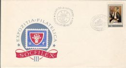 5771FM- SOCFILEX PHILATELIC EXHIBITION, SPECIAL COVER, 1973, ROMANIA - Lettres & Documents