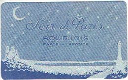 Carte Parfum  -  BOURJOIS - SOIR DE PARIS  - "Palais De La Femme" Parfumerie & Fines Lingeries à SPA - Anciennes (jusque 1960)