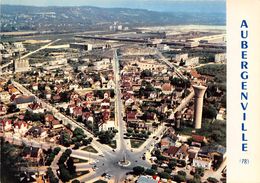 78-AUGERGENVILLE- ELISABETHVILLE- VUE AERIENNE, PLACE DE L'ETOILE - Aubergenville