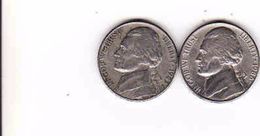 2 X USA 5 Cents 1983 P + 1986 P - 1938-…: Jefferson
