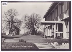 FORMAT 10x15 Cm - DISTRICT DE LAVAUX - SAVIGNY - L'EGLISE ET LE COLLEGE - TB - Savigny