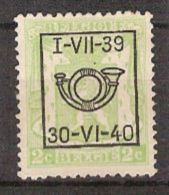 TYPO Nr. T428 Met Variëteit " Punt In Hoorn " ; Staat Zie Scan ! - Typo Precancels 1936-51 (Small Seal Of The State)