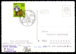 A6559 - Alte Postkarte - Sonderstempel Berlin 1968 Berlin TOP - Maschinenstempel (EMA)