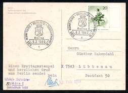 A6561 - Alte Postkarte - Sonderstempel Ersttagsstempel Berlin 1969 Berlin TOP - Frankeermachines (EMA)