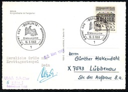 A6562 - Alte Postkarte - Sonderstempel Ersttagsstempel Berlin 1968 Berlin TOP - Macchine Per Obliterare (EMA)