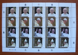 Plancha Completa Papa Francisco - Unused Stamps