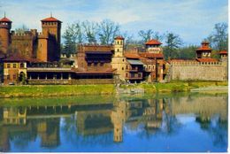 Delcampe - Torino - Castello Medioevale E Fiume Po - 493 - Formato Grande Non Viaggiata - Ar - Autres Monuments, édifices