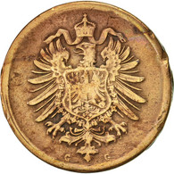 Monnaie, GERMANY - EMPIRE, Wilhelm I, Pfennig, 1889, Karlsruhe, TB+, Cuivre - 1 Pfennig