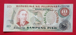 Philippines Banknote 10 Peso Bagong Lipunan UNC. - Filipinas