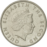 Monnaie, Etats Des Caraibes Orientales, Elizabeth II, 25 Cents, 2002, British - Caribe Británica (Territorios Del)