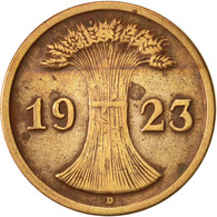 Monnaie, Allemagne, République De Weimar, 2 Rentenpfennig, 1923, Munich, TTB - 2 Rentenpfennig & 2 Reichspfennig