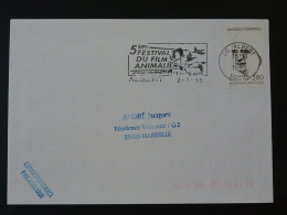 80 Somme Albert Oies Sauvages Goose Festival Film Animalier Cinema 1995 - Flamme Sur Lettre Postmark On Cover - Oies