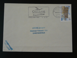 85 Vendée Challans Oie Sauvage - Flamme Sur Lettre Postmark On Cover - Oies