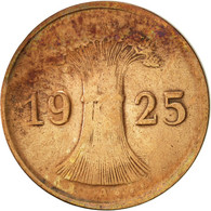 Monnaie, Allemagne, République De Weimar, Reichspfennig, 1925, Berlin, TTB - 1 Renten- & 1 Reichspfennig