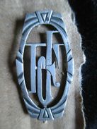 Ancienne Plaquette Sertissable Clipsable En Argent Monogrammée XIX ème XX ème - Altri & Non Classificati