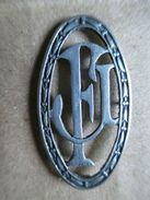 Ancienne Plaquette Sertissable Clipsable En Argent Monogrammée XIX ème XX ème - Altri & Non Classificati