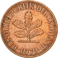 Monnaie, République Fédérale Allemande, 2 Pfennig, 1979, Hambourg, TTB - 2 Pfennig