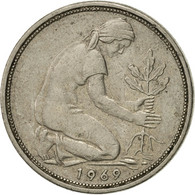 Monnaie, République Fédérale Allemande, 50 Pfennig, 1969, Munich, TTB+ - 50 Pfennig