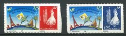 208 NOUVELLE CALEDONIE 2012 - Yvert 1169 70 Adhesif - Cagou Tour Eiffel Salon Du Timbre - Neuf ** (MNH) Sans Charniere - Neufs