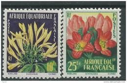 A. E. F. N° 243 / 44  X  Flore : Fleurs Les 2 Valeurs Trace De Charnière Sinon TB - Unclassified