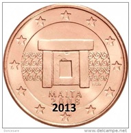 ** 1 Cent MALTE 2013 PIECE NEUVE ** - Malte