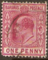 Bahamas 1906 SG 72 1d  Fine Used - 1859-1963 Colonia Britannica