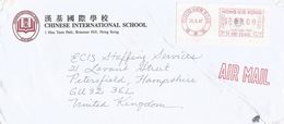 Hong Kong 1997 Cloud View Road Chinese International School Meter Franking Pitney Bowes-GB “B900” PBP 75105 - Covers & Documents