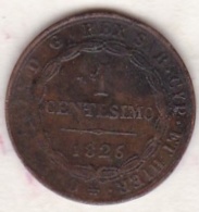 Sardaigne / Sardegna. 1 Centesimo 1826 P Torino . Carlo Felice - Piemont-Sardinien-It. Savoyen