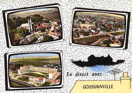 CPSM  95 GOUSSAINVILLE   MULTI VUES  Grand Format 15 X 10,5 - Goussainville