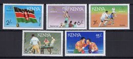 KENYA 1991 - OLYMPICS BARCELONA 92 - YVERT 529-533 - MICHEL 536-540 SCOTT 554-558 - Rasenhockey