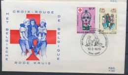 Belgique 1979 Nobel Red Cross Croix Rouge  FDC - Nobel Prize Laureates